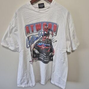 Vintage Ultimate Spider-Man Video Game NASCAR Shirt Mens XL White 2000s